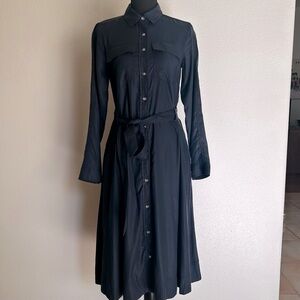 Banana Republic Navy Shirt Dress